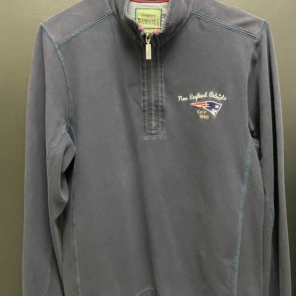 Tommy Bahama New England Patriots 1/4 zip